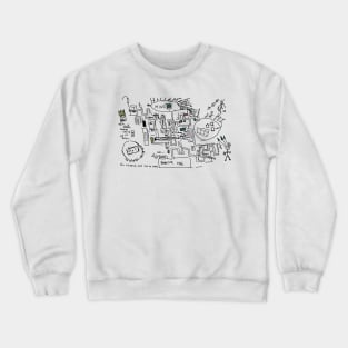 Petey's Lumon Map (Severance) Crewneck Sweatshirt